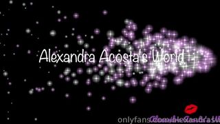 Alexandra Acosta bitch jerks off in the office