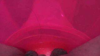 Miley Weasel MyDirtyHobby skinny chick masturbates through her pussy panties