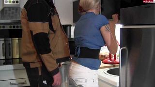 Madame Blows MyDirtyHobby charming lady masturbates without taking off her panties