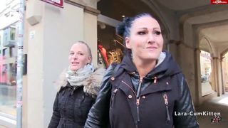 Lara CumKitten MyDirtyHobby busty confused girl gets naked and jerks off