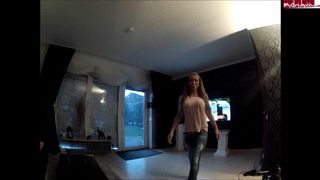 sexyjoy89 MyDirtyHobby cute slut jumps on a dildo