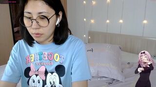 dear_annie young mischievous woman shows her boobs