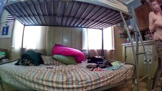 420damber16 impressive young lady puts on beautiful boobs