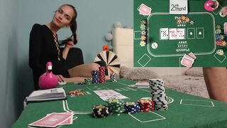 strippokernight hot bitch punches holes with fingers