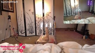 summerhart amused with the toy