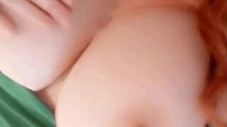 summerhart awesome brown girl in white stockings tickles her cap delicately