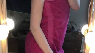 Icy Diamond adorable female fingers her anus