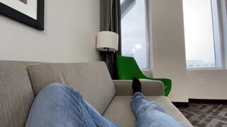 Angel Youngs sultry slut fucks her pussy