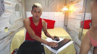 sexy_appetite busty courage rides a dildo