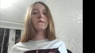 mysat painted slut caresses small tits