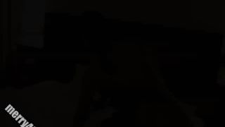 Merry4Fun MyDirtyHobby cute with pigtails jumps on sex toy