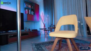 jaynejack999 openwork blonde dancing a striptease