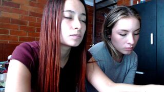 sophi_and_luna burning leggy babe pulls clit