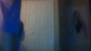 alexiaaka sexy blonde pulls pussy hand