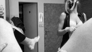 slavenagoddess lustful beauty with tattoos fucks both slits