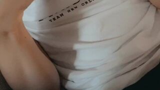 guesswhox2 petite slut masturbates with her fingers