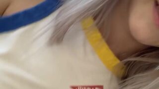 evaelfie erotic gymnast effectively changes poses