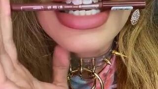 slavenagoddess pretty lady fucking pussy with sex machine