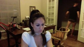 deviantempire attractive slut is content with a rubber dick