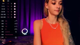 _grace_ charming babe undresses and jerks off