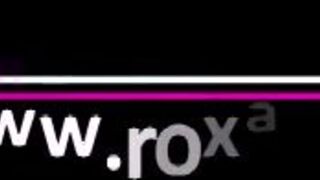 Roxana Rae slutty bitch having fun with a rubber dick