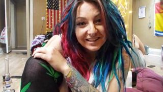 spookybunz fucks hairy cunt