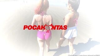 pocahontasoficial  puts on bra bitch