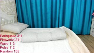 Kimi_Cake tiny in a mask caresses the vagina