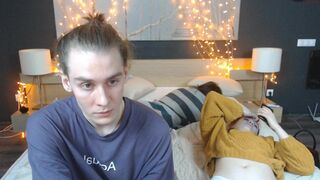 showyourmoney skinny female rubs herself with oil