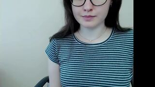 hartfoxx petite beauty caresses herself