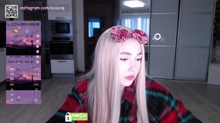 evian playing with a vibrator