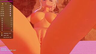 athena_airis hot beast jerking her shaved cunt