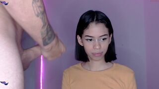 kalinuby teen sucks dick and takes off phone