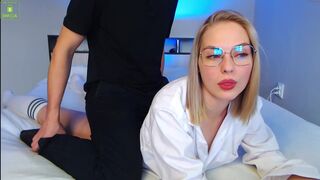 jscarlett kiss teen deepthroats and gets cum_2022