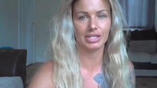 ukrose1984 elegant slut caresses shaved pussy