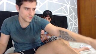 rudeboy2212 imposing mare jerks off both holes