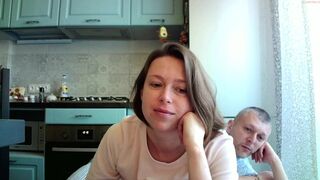 monika_and_max blowbang show with  model