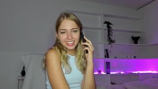 aggie_and_hanna juicy curly model takes off her panties