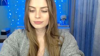 adri_sweetie cute blonde in stockings cums squirt