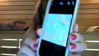 loonascandi charming slut rubbing  anus with a sex toy