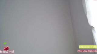 cherrybby1 classy chick strips and caresses her cunt