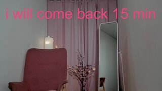 emmybabygirll hot lady squeezes tits in the kitchen