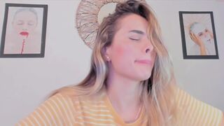 antonia_savatto_ cute  caresses her charms