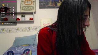 yiny_star sweet lady caresses rubber penis