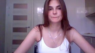 qqlola angelicly beautiful woman pathetically caresses herself