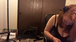 animegirl9000 plump little devil gently massages pussy