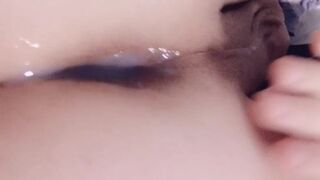 bunnycorp ~ scorebuns  busty blonde masturbating with sex toys