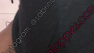 Sabrina Loppes  skinny rider cum on eggs