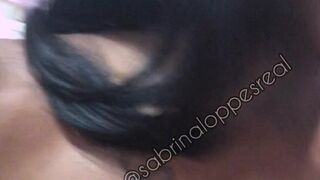 Sabrina Loppes  joint webcam fuck show with two petite whores