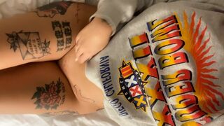 stellaraee  beautiful female in stockings with a toy spends time unforgettably